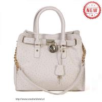 michael kors ostrich-reliëf groot wit bakken Wholesale Store 79r03174